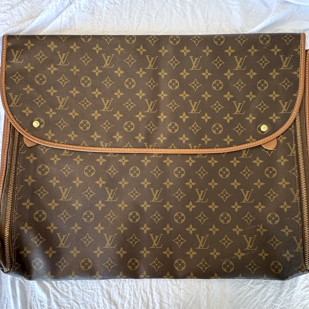 Vintage LOUIS VUITTON Monogram Luggage Insert For Suite Case Or Garment Bag